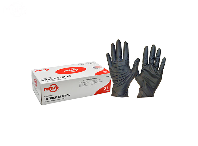 DISPOSABLE NITRILE GLOVES XL XLARGE (17230)