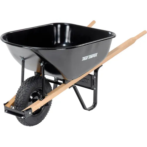 Ames True Temper® J6 6 Cubic Foot Steel Medium Duty Wheelbarrow (J6)