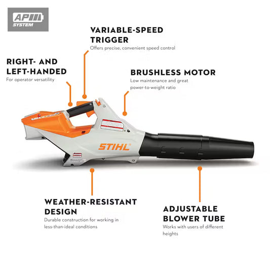 STIHL BGA86 W/O BATTERY AND CHARGER